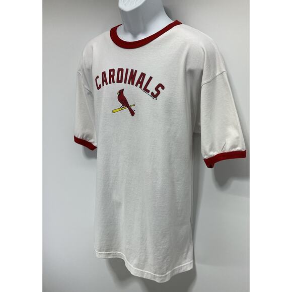 Genuine Merchandise St. Louis Cardinals Red and White T- Shirt Size XL 2009 - Picture 3 of 8